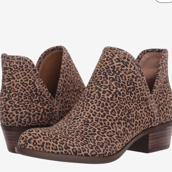 Prwnd Lucky Brand Baley 2 SKU 9281085 ankle booties size 9 leopard print - Picture 1 of 8